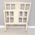 OLD WOODEN SINGLE PAINTED BED